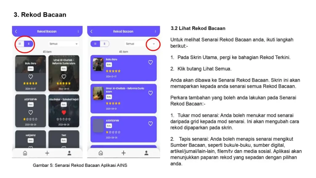 Manual Penggunaan Aplikasi AINS NILAM